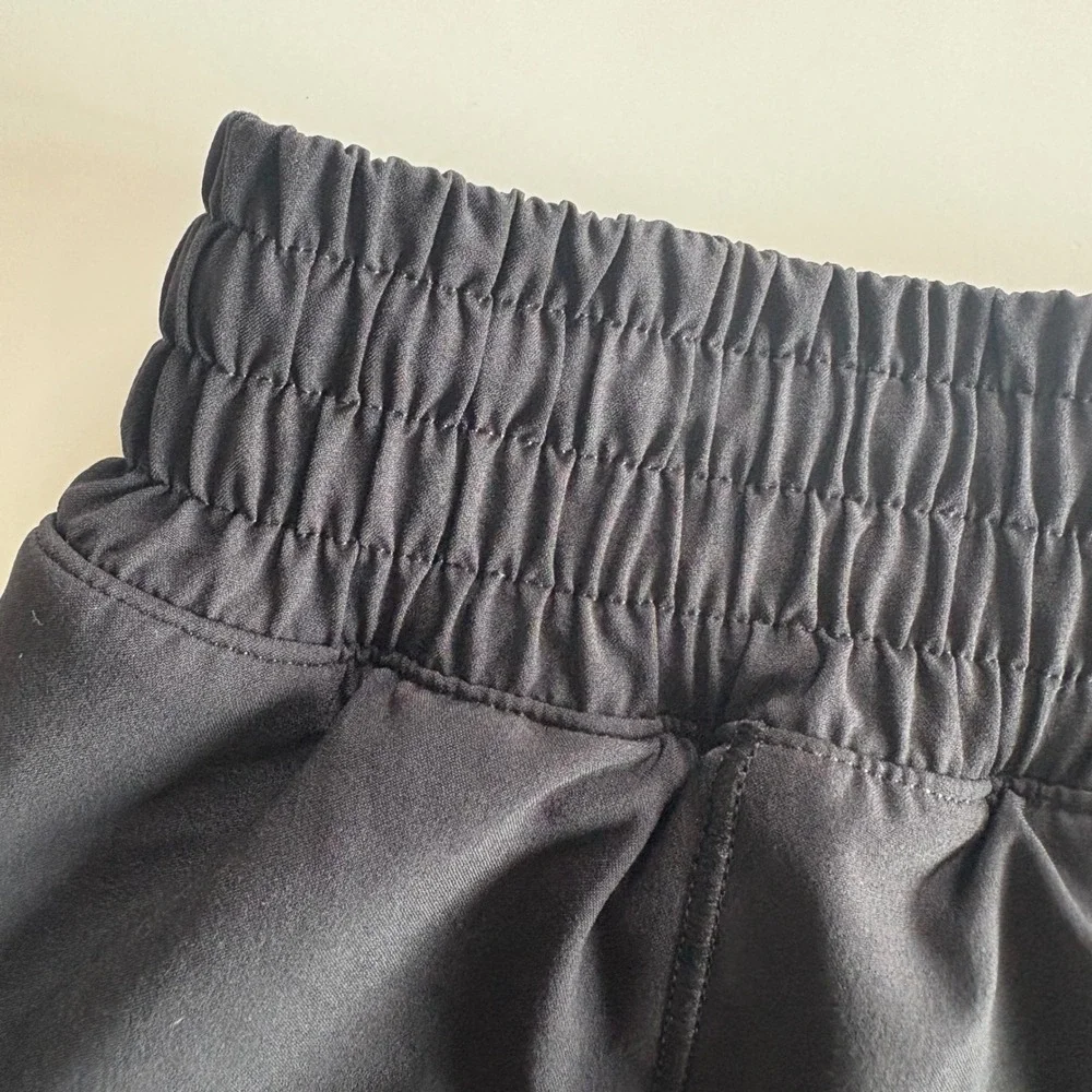 Lululemon Hotty Hot Skirt Black Athletic Tennis Golf Skort Size 6 Athleisure - Picture 8 of 8